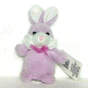 Plush Bunny Purple 7 Inch Toy NWT